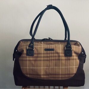 Eddie Bauer Classic Vintage Traveler Bag, 17” x 12” x 8”